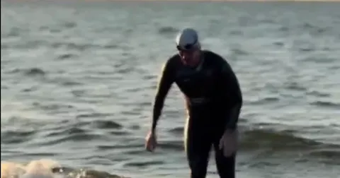 Поляк переплив Балтійське море і встановив рекорд