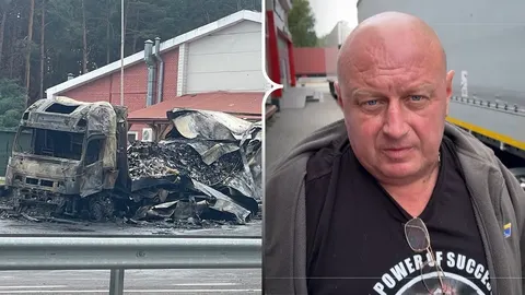 Удар дрона по «Ягодину»: згорілі фури, вирва та пошкоджений ТЦ, пункт пропуску п
