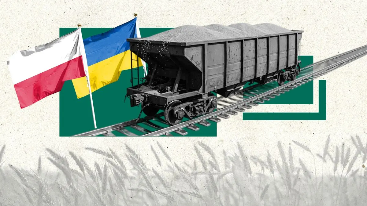 Зерновий транзит через Польщу: Київ просить подвоїти пропуск поїздів