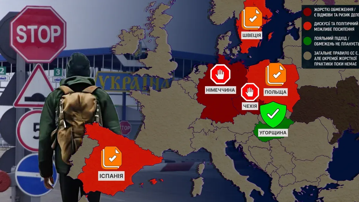Тимчасовий захист у ЄС: чоловікам доведеться підтверджувати військовий статус