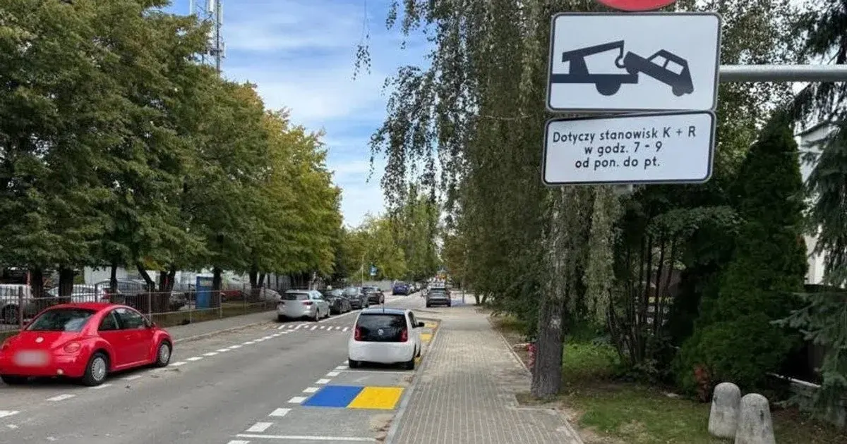 Синьо-жовта розмітка біля школи в Польщі викликала скандал: що вирішила влада