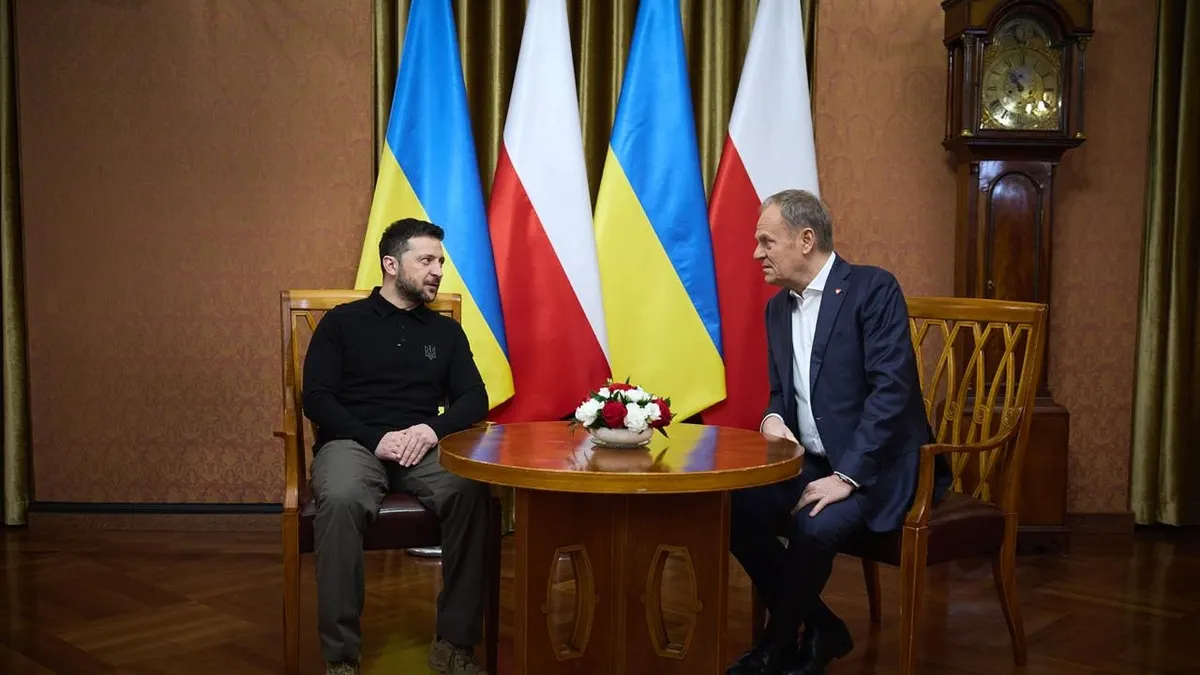 Зеленський і Туск обговорили ППО та безпеку українців у Польщі