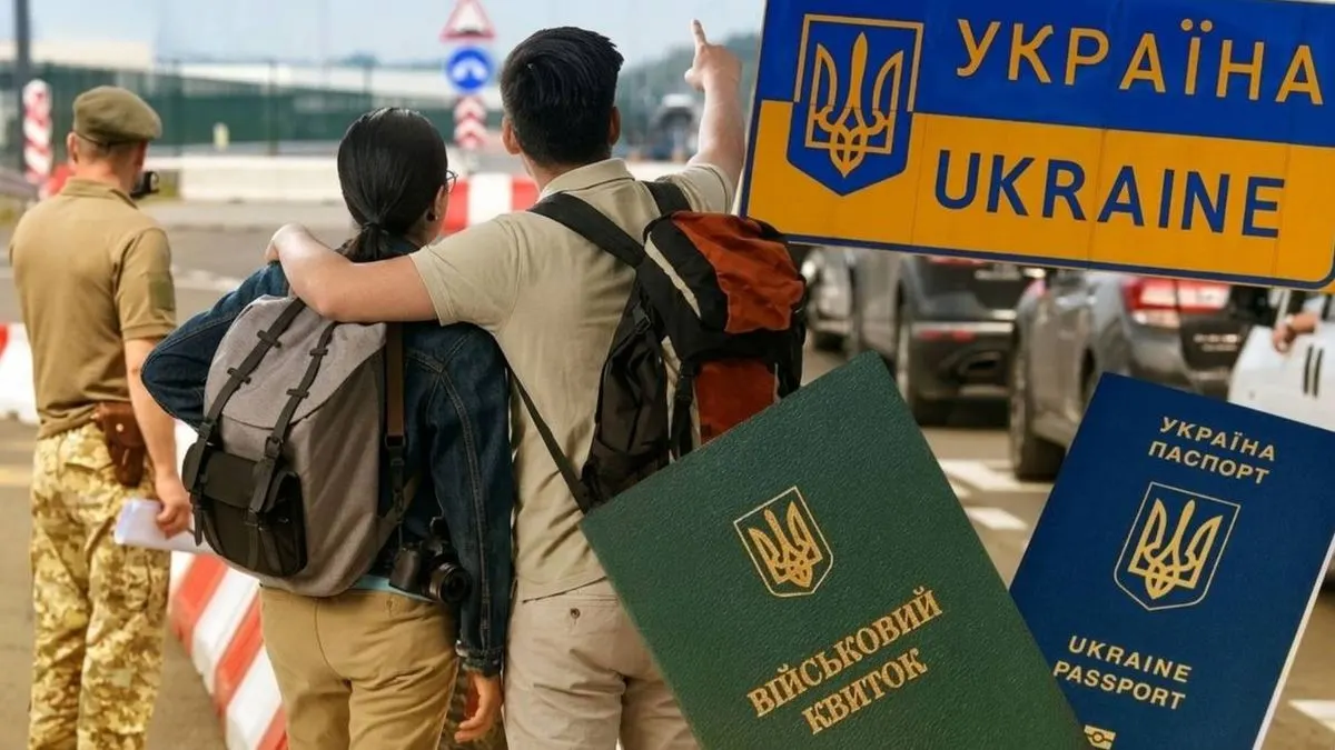Виїзд чоловіків за кордон з 1 серпня: правила та документи