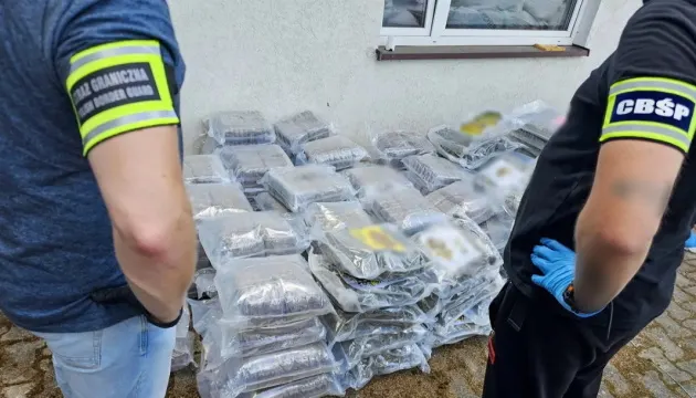 Польські правоохоронці вилучили майже пів тонни наркотиків