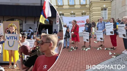 У 22 містах Польщі пройшли акції на підтримку українців